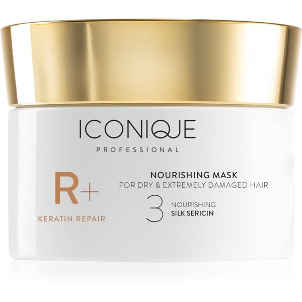 ICONIQUE Professional ICONIQUE Professional R+ Keratin repair Nourishing mask възстановяваща маска за суха и увредена коса 200 мл.