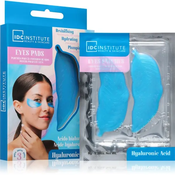 IDC INSTITUTE IDC Institute Hyaluronic Acid Eye Patches хидрогел стелки против тъмни кръгове под очите 3 чифт