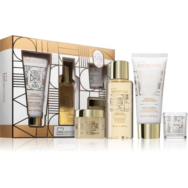 IDC INSTITUTE IDC Institute Scented Bath Gold Perfect Bath подаръчен комплект за жени