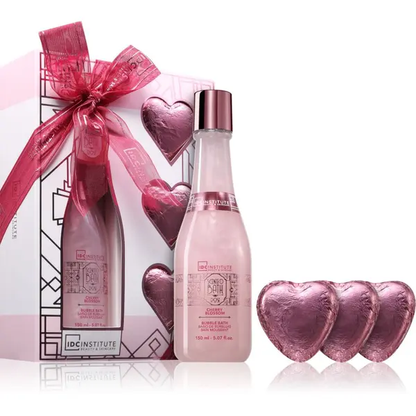 IDC INSTITUTE IDC Institute Scented Bath Rose Bubble Bath Set подаръчен комплект за жени