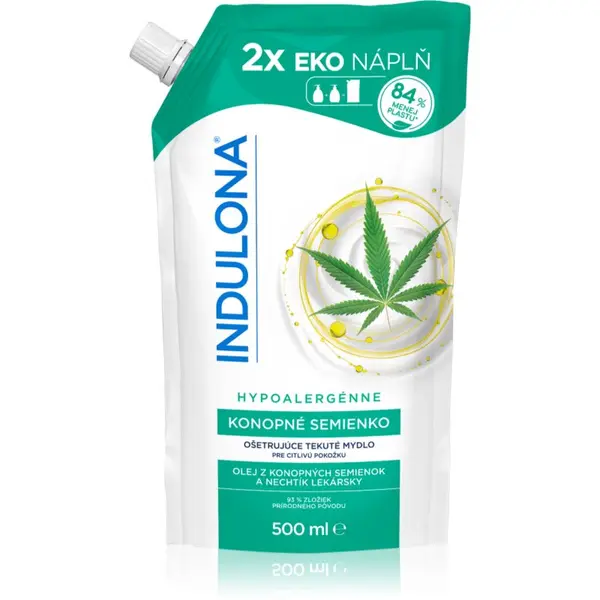 Indulona Indulona Hempseed течен сапун пълнител 500 мл.