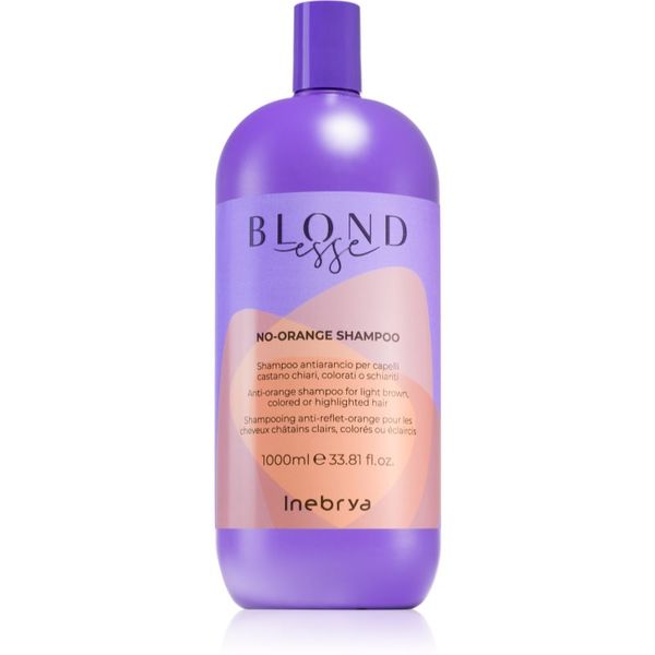 Inebrya Inebrya BLONDesse No-Orange Shampoo подхранващ шампоан неутрализиращ кафеникавите оттенъци 1000 мл.