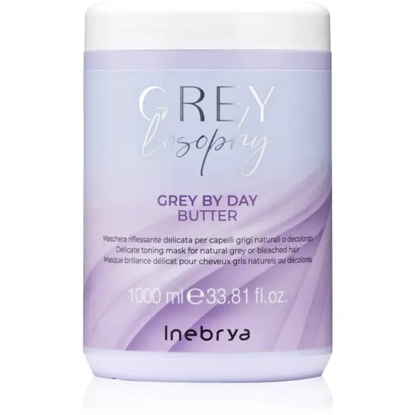 Inebrya Inebrya Greylosophy Grey By Day Butter маска за коса за сива коса 1000 мл.