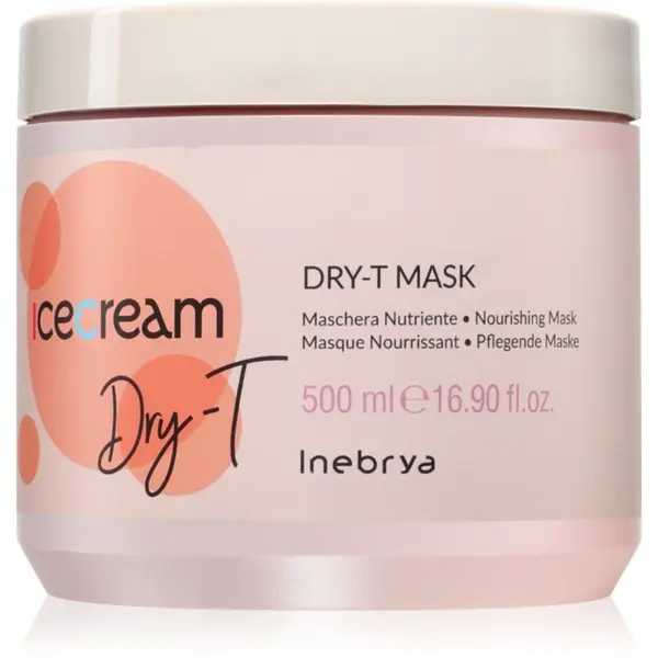 Inebrya Inebrya Ice Cream Dry-T Mask подхранваща маска за суха коса, изтощена коса 500 мл.