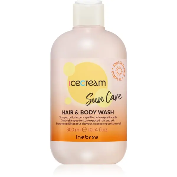 Inebrya Inebrya Sun Care Hair & Body Wash нежен шампоан за тяло и коса 300 мл.