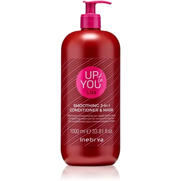 Inebrya Inebrya Up To You Liss Smoothing 2-in-1 Mask & Conditioner изглаждаща грижа За коса 2в1 1000 мл.
