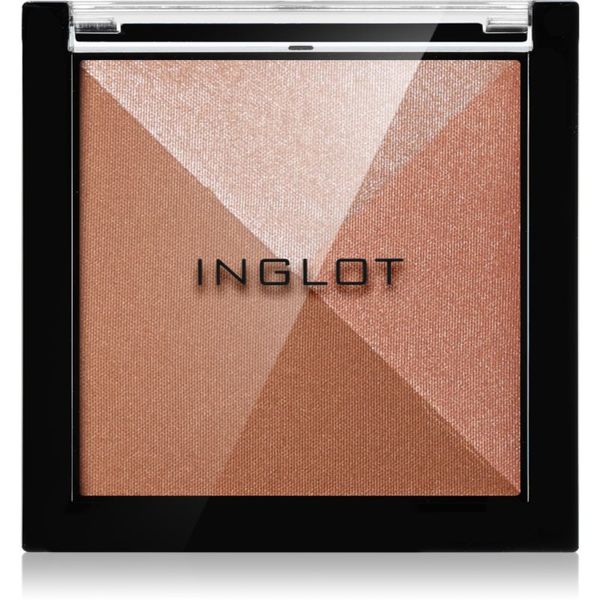 Inglot Inglot Multicolour System Highlighting & Bronzing Powder озаряваща и бронзираща палитра цвят 11 8,8 гр.