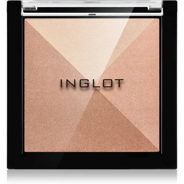 Inglot Inglot Multicolour System Highlighting & Bronzing Powder озаряваща и бронзираща палитра цвят 12 8.8 гр.