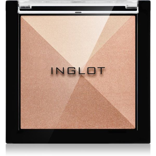 Inglot Inglot Multicolour System Highlighting & Bronzing Powder озаряваща и бронзираща палитра цвят 12 8,8 гр.