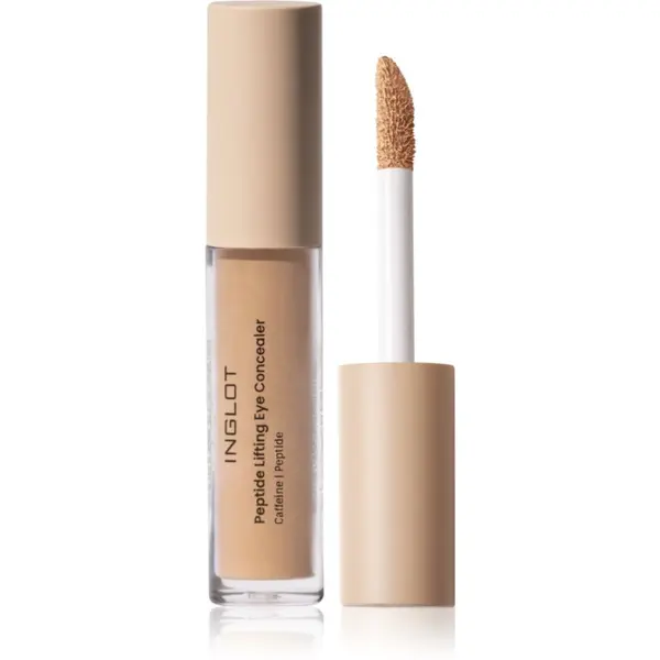 Inglot Inglot Peptide Lifting Eye Concealer течен коректор цвят 204 Medium Beige 4.6 мл.