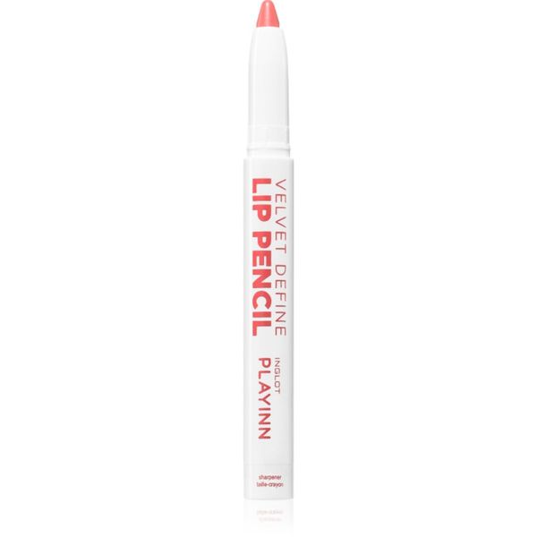 Inglot Inglot PlayInn Velvet Define Lip Pencil интензивен молив за устни цвят BLUSHING CORAL 61 1,6 гр.