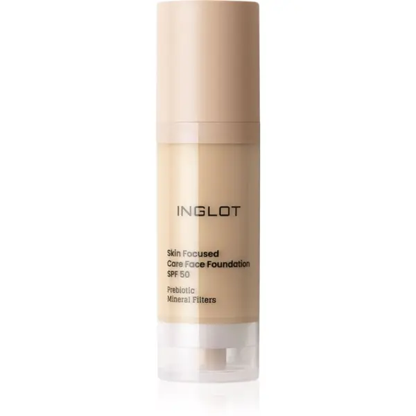 Inglot Inglot Skin Focused Care Face Foundation SPF 50 фон дьо тен SPF 50 цвят 301 Light Olive 30 мл.