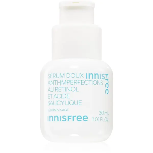 innisfree innisfree Gentle Retinol Salicylic Anti-Blemish Serum успокояващ серум за лице против несъвършенствата на акнозна кожа 30 мл.