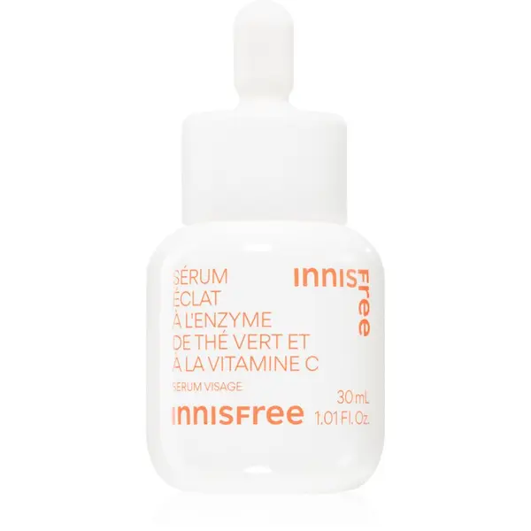innisfree innisfree Green Tea Enzyme Vitamin C Brightening Serum озаряващ серум с витамин С да уеднакви цвета на кожата 30 мл.