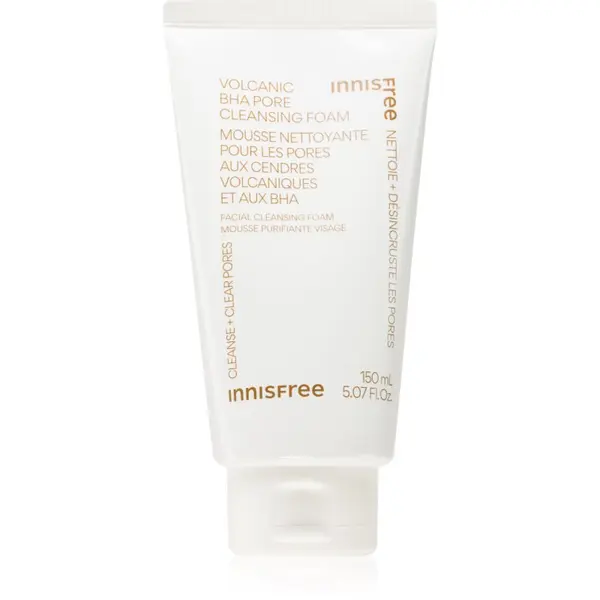innisfree innisfree Volcanic BHA Pore Cleansing Foam нежна почистваща пяна за изглаждане на кожата и минимизиране на порите 150 мл.