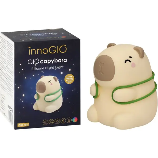 innoGIO innoGIO GIOcapybara затъмняваща се детска LED лампа 1 бр.