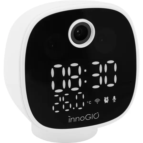 innoGIO innoGIO GIOSafety Smart Clock домашна камера Smart Wi-fi 1 бр.
