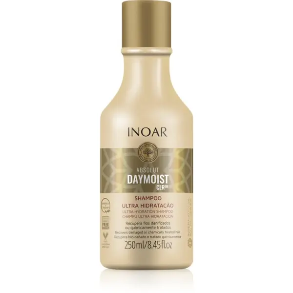 INOAR INOAR Absolut Daymoist CLR™ интензивен хидратиращ шампоан за суха и боядисана коса 250 мл.