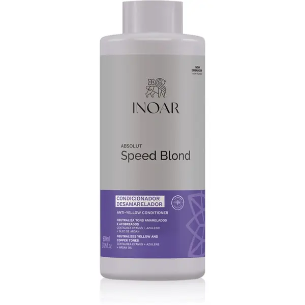 INOAR INOAR Absolut Speed Blond Conditioner балсам за блонд коса и коса с кичури 800 мл.