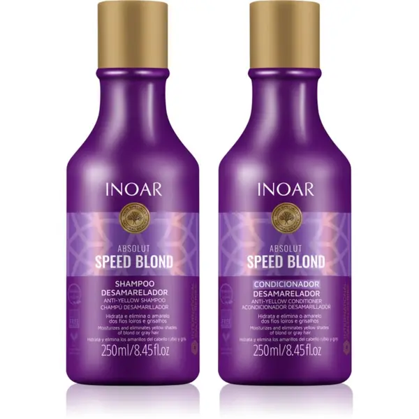 INOAR INOAR Absolut Speed Blond комплект за руса коса 2x250 мл.