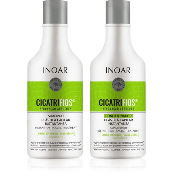 INOAR INOAR CicatriFios комплект за увредена и крехка коса 2x250 мл.