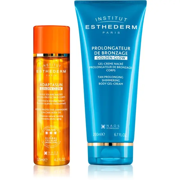 Institut Esthederm Institut Esthederm Adaptasun Golden Glow комплект за красив загар и здрава кожа