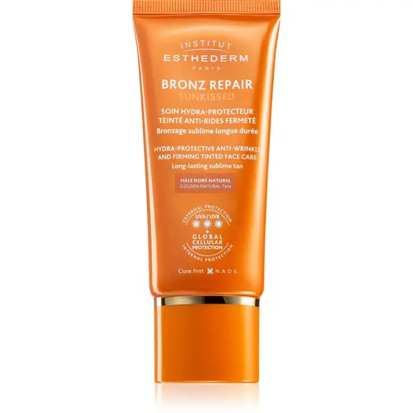 Institut Esthederm Institut Esthederm Bronz Repair Sunkissed тониращи слънцезащитни продукти против бръчки 50 мл.