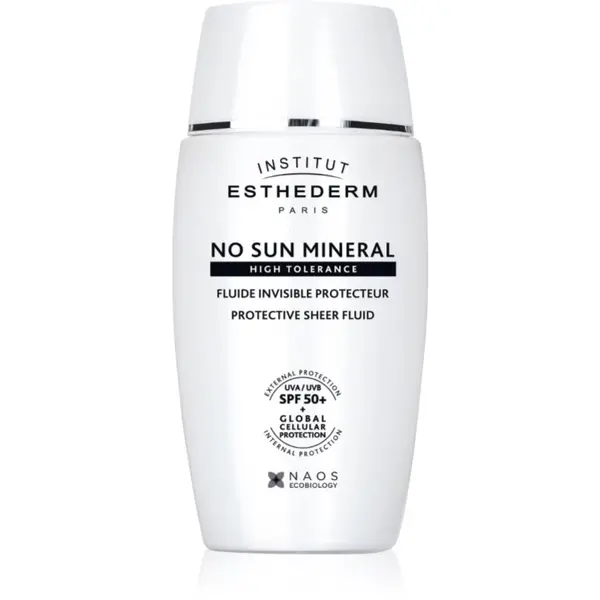 Institut Esthederm Institut Esthederm No Sun Mineral Fluid защитен флуид за чувствителна и нетолерантна кожа SPF 50+ 40 мл.