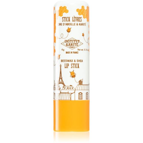 Institut Karité Paris Institut Karité Paris Beeswax & Shea Lip Stick балсам за устни с масло от шеа с аромат Vanilla 4 гр.