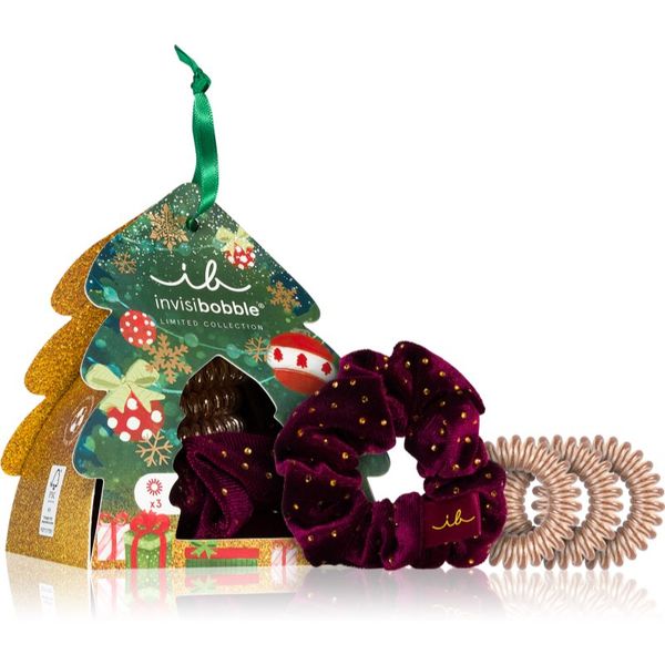 invisibobble invisibobble Holidays Good Things Come in Trees ластици за коса
