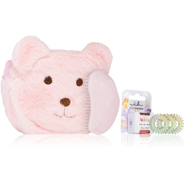 invisibobble invisibobble Pink Teddy Xmas 2023 подаръчен комплект за деца 3 бр.