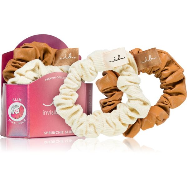 invisibobble invisibobble Sprunchie Slim Creme de Caramel ластици за коса 2 бр 2 бр.