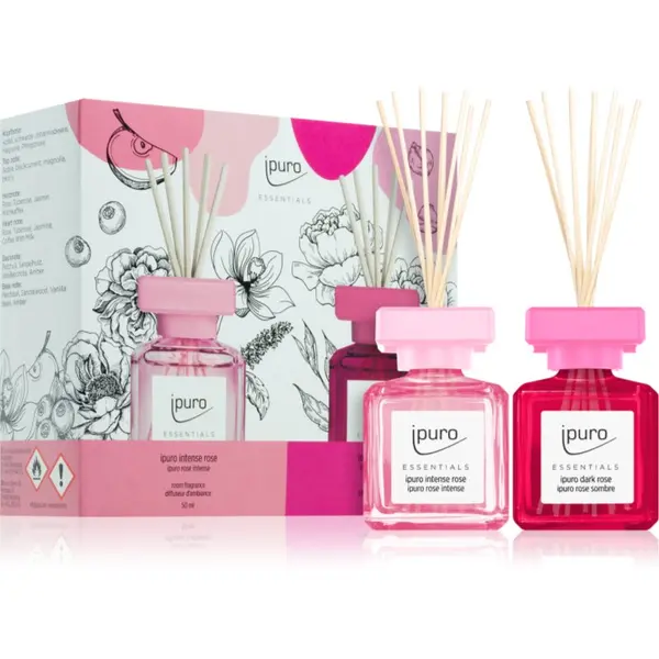 ipuro ipuro Essentials Intense & Dark Rose подаръчен комплект 2x50 мл.