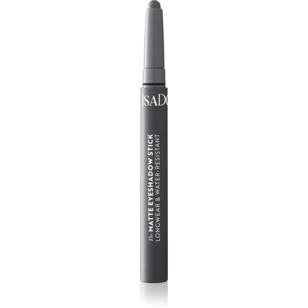 IsaDora IsaDora The Eyeshadow Stick Matte дълготрайни сенки за очи в молив с матиращ ефект цвят 64 Smoky Grey 1.2 гр.