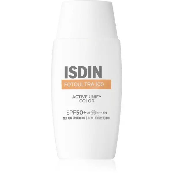 ISDIN ISDIN FotoUltra 100 Active Unify Color Depigmentant SPF50+ защитна тонирана течност за лице 50 мл.