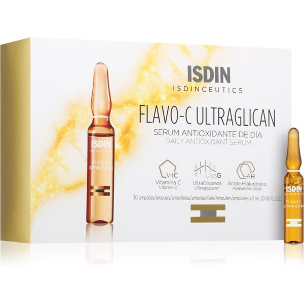 ISDIN ISDIN Isdinceutics Flavo-C Ultraglican антиоксидиращ серум за лице с витамин С 30x2 мл.