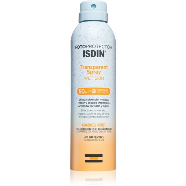 ISDIN ISDIN Transparent Spray Wet Skin слънцезащитен спрей SPF 50 250 мл.