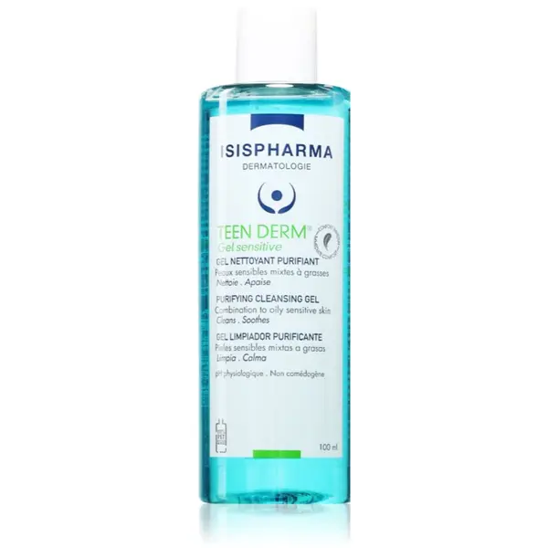 ISISPHARMA ISISPHARMA Teen Derm Gel Sensitive почистващ гел за чувствителна кожа склонна към акне 100 мл.