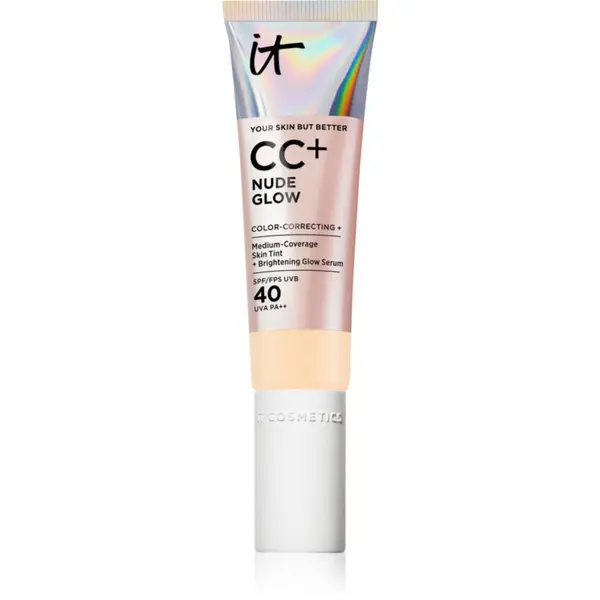 IT Cosmetics IT Cosmetics Your Skin But Better CC + Nude Glow CC крем за озаряване на лицето SPF 40 Fair 32 мл.