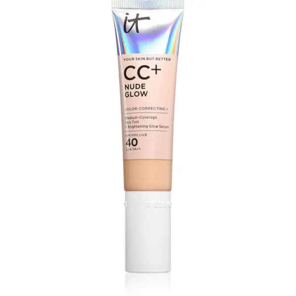 IT Cosmetics IT Cosmetics Your Skin But Better CC + Nude Glow CC крем за озаряване на лицето SPF 40 Fair Warm 32 мл.