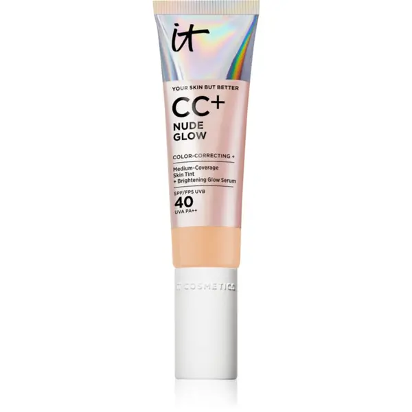 IT Cosmetics IT Cosmetics Your Skin But Better CC + Nude Glow CC крем за озаряване на лицето SPF 40 Medium Tan 32 мл.