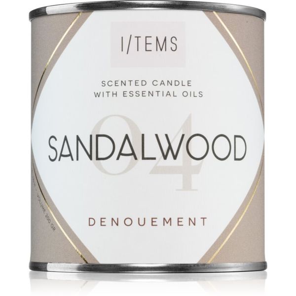 I/TEMS I/TEMS Essential 04 / Sandalwood ароматна свещ 200 гр.