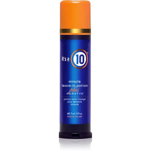 it's a 10 it's a 10 Plus Keratin Miracle Leave-in Potion балсам без отмиване за блясък и мекота на косата 88.7 мл.