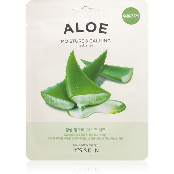 It´s Skin It´s Skin The Fresh Mask Aloe успокояваща платнена маска с хидратиращ ефект 18 гр.