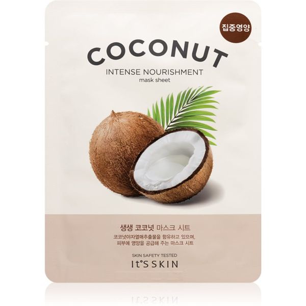 It´s Skin It´s Skin The Fresh Mask Coconut платнена маска с силно хидратиращ и подхранващ ефект 18 гр.