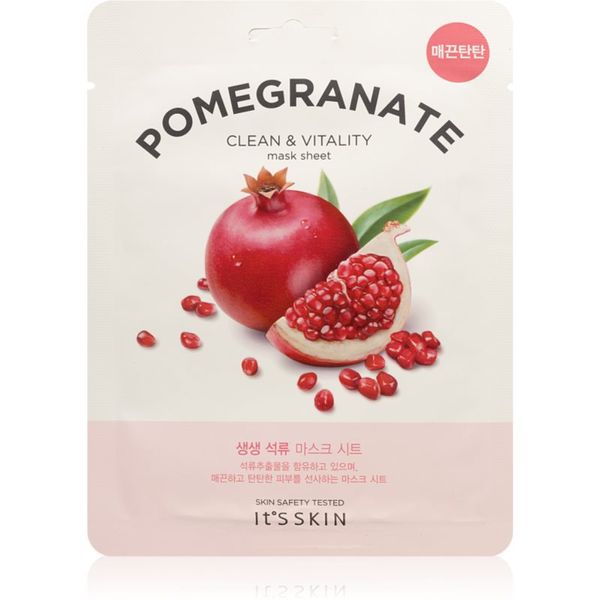 It´s Skin It´s Skin The Fresh Mask Pomegranate платнена маска за озаряване и виталитет на кожата 20 гр.