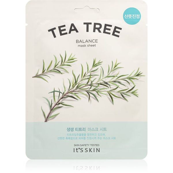 It´s Skin It´s Skin The Fresh Mask Tea Tree ревитализираща платнена маска за проблемна кожа, акне 18 гр.