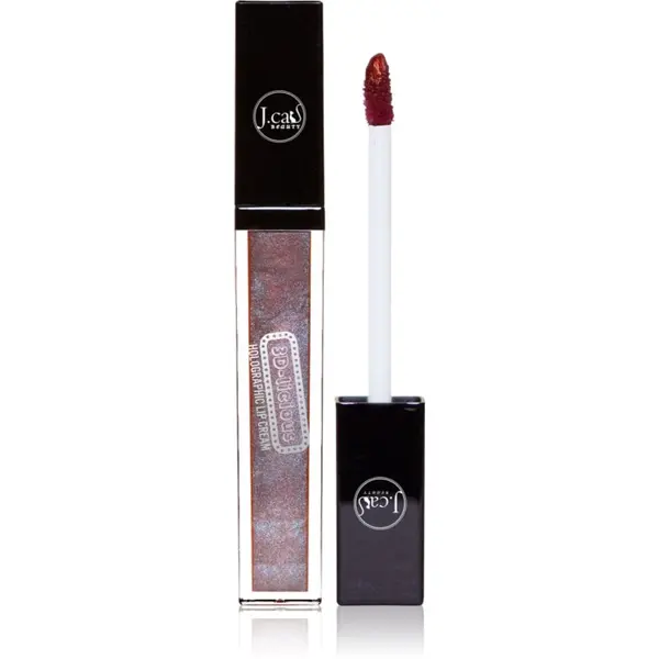 J.Cat Beauty J.Cat Beauty 3D-licious гланц за устни холографичен ефект цвят 105 Eternal Chaos 6 мл.