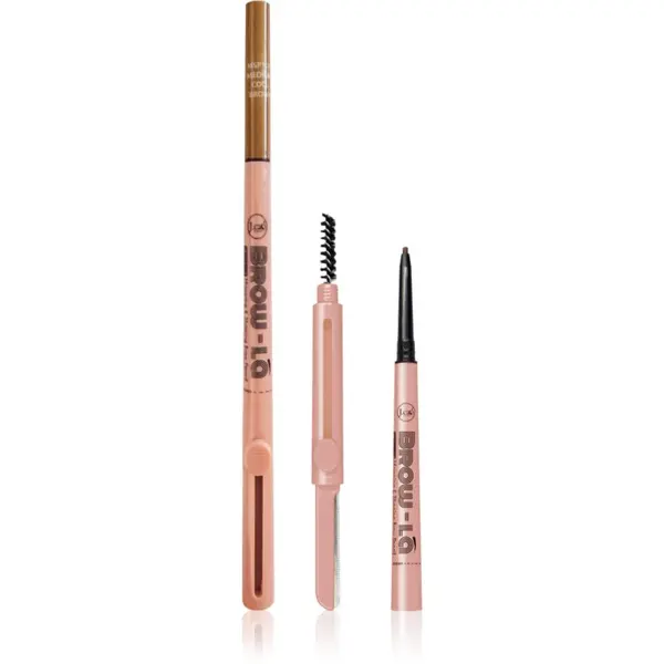 J.Cat Beauty J.Cat Beauty Brow-LA молив за вежди с четка цвят 103 Medium Cool Brown 0.08 гр.