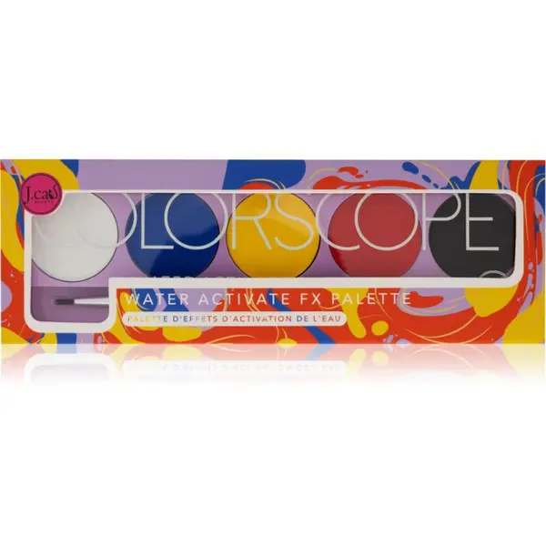 J.Cat Beauty J.Cat Beauty ColorScope палитра за лице с четка цвят Primary 5 гр.